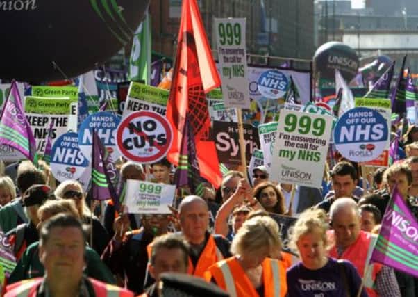 A Save The NHS rally