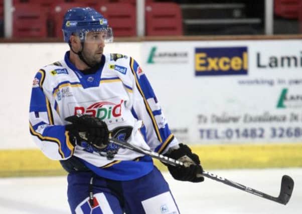Hull Stingrays' player-coach Sylvain Cloutier. Picture: Arthur Foster.