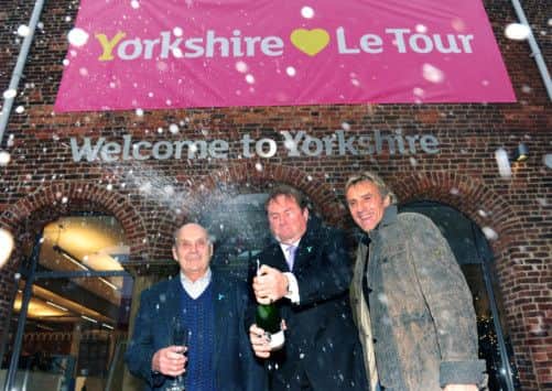 Celebrations to mark the announcement that the Grand Depart of the Tour de France is coming to Yorkshire in 2014