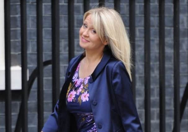 Esther McVey, Parliamentary Under Secretary of State for Disabled People, arrives at 10 Downing Street