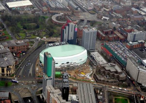 The Arena dominates the new skyline of Leeds