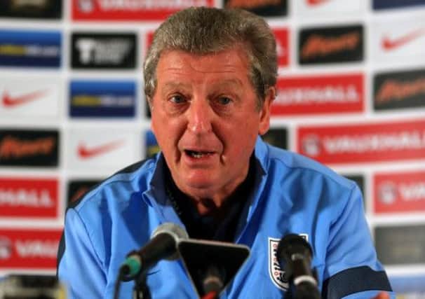 Roy Hodgson during the press conference