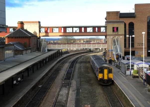 The track at Harrogate Station