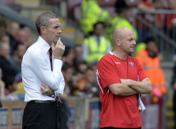 GONE: David Weir, left, has been sacked by Sheffield United along with assistant Lee Carsley. Picture: Mike Cowling.