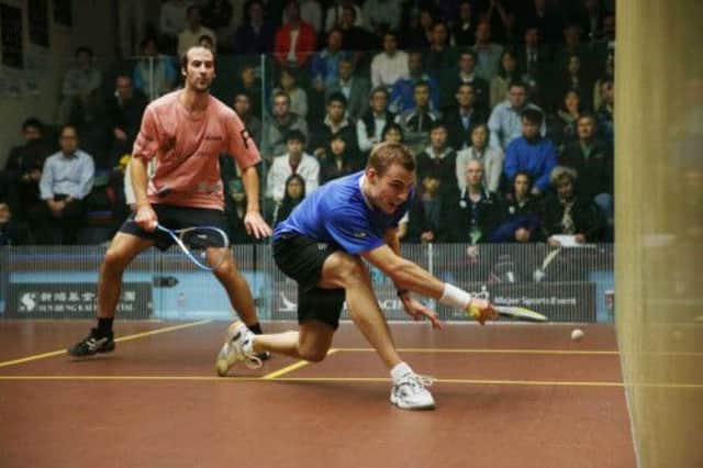 Sheffield's Nick Matthew, right, is aiming to lift the US Open crown in Philadelphia.