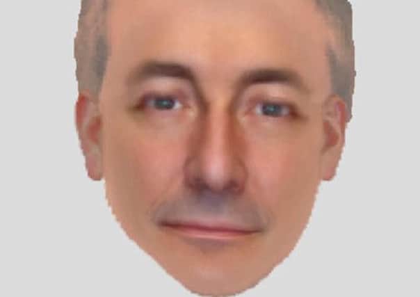 An e-fit image of one of two e-fit images believed by detectives to be of the same man seen in the Portuguese town of Praia da Luz at the time of Madeleine McCann's disappearance.