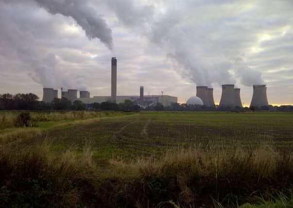 The site of the Drax power station