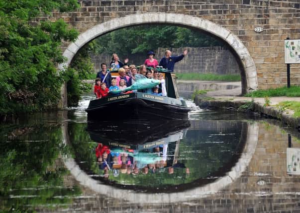 A boat trip on the Leeds Liverpool Canal