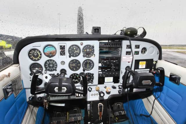 The cockpit of the aircraft. Picture: Ross Parry Agency