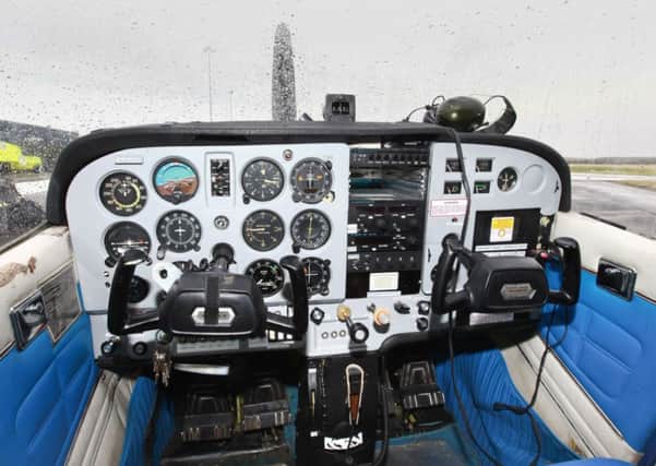 The cockpit of the aircraft. Picture: Ross Parry Agency