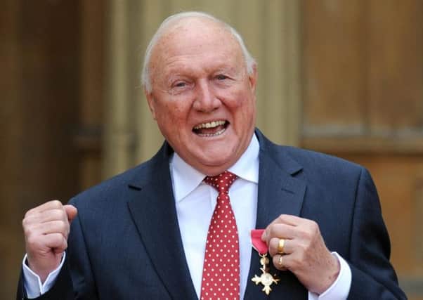 Stuart Hall after he was made an Officer of the British Empire in 2012