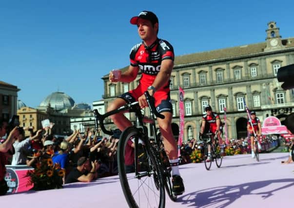 Adam Blythe, riding for BMC Racing, at the 2013 Giro d'Italia