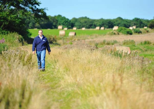 Chris Fraser, CEO and MD of Sirius Minerals on site at Dove Nest Farm, Sneaton,near Whitby. Picture: Tony Bartholomew