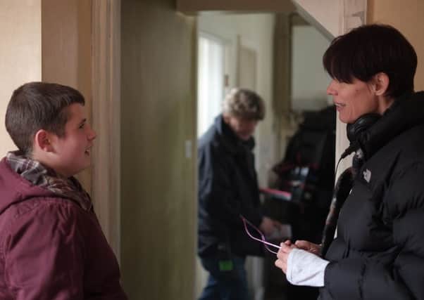 Clio Barnard on the set of her latest film The Selfish Giant