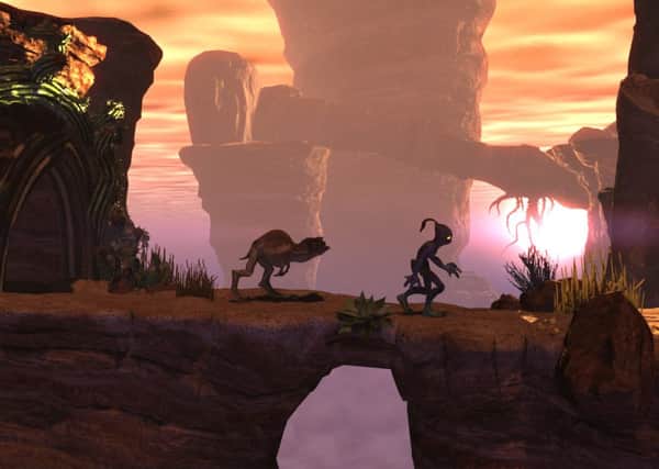 A scene from Oddworld: New n Tasty made by Otley games developer Just Add Water. PIC: Game Republic