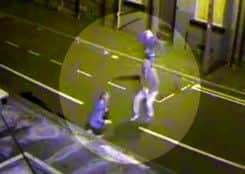 CCTV images of an attempted 'carjacking' in Harehills, Leeds