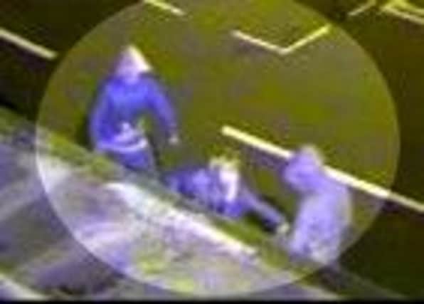 CCTV images of an attempted 'carjacking' in Harehills, Leeds