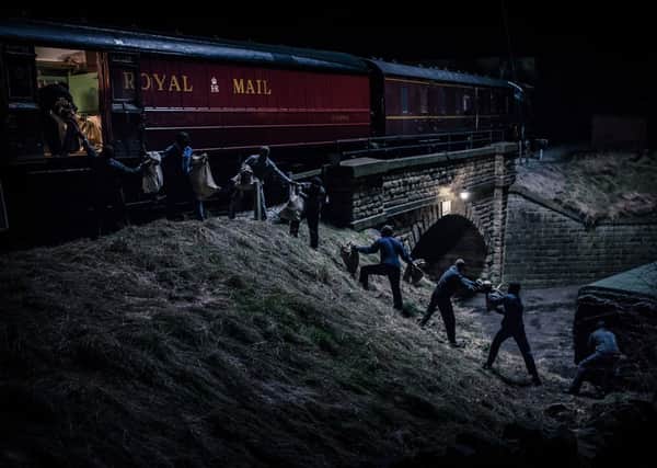 The Great Train Robbery being filmed in Yorkshire.