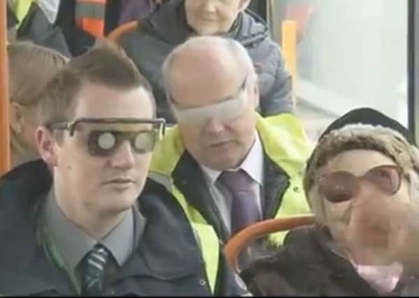 Bus drivers in Barnsley swap places with blind people