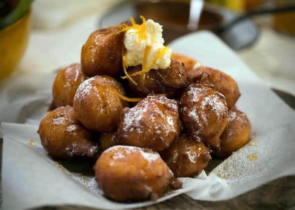 Ricotta Fritters With Orange And Honey