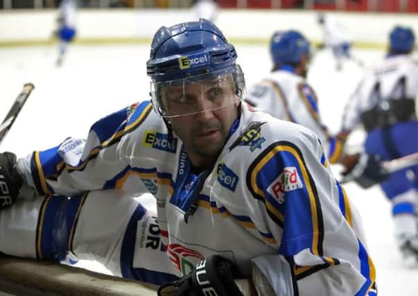 CUP DELIGHT: Hull Stingrays' player-coach Sylvain Cloutier. Picture: Arthur Foster.