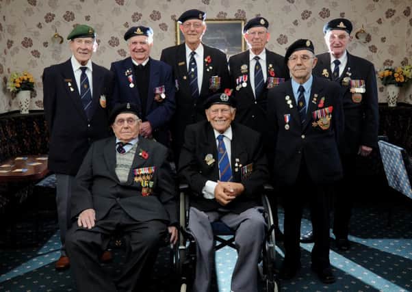 The Hull Normandy Veterans Association. Back from left Clifton Langeard, Peter English, Nick Rumble, Ray Lord, Cliff Dalton, John Ainsworth. Front: Wilfred Black and Ken Harman. Picture by Simon Hulme