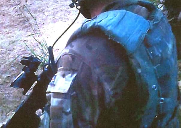 Footage captured by a camera mounted on the helmet of a Royal Marine during a patrol in Afghanistan in which an insurgent was executed.