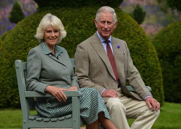 The Prince of Wales and the Duchess of Cornwall, at Birkhall, Scotland, where the Prince of Wales highlighted his fears for the farming industry as he guest-edited a special edition of Country Life magazine to mark his 65th birthday.