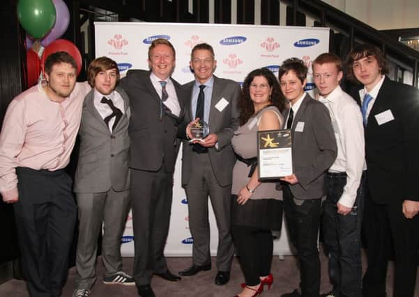 The Community Movie Club team at the Prince's Trust Awards