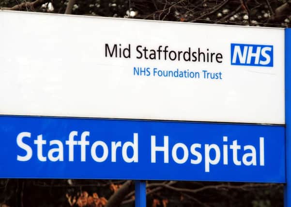 Stafford General Hospital was at the centre of a care crisis earlier this year