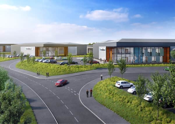 Artist's impression of the new R-evolution development to be built at the Advanced Manufacturing Park