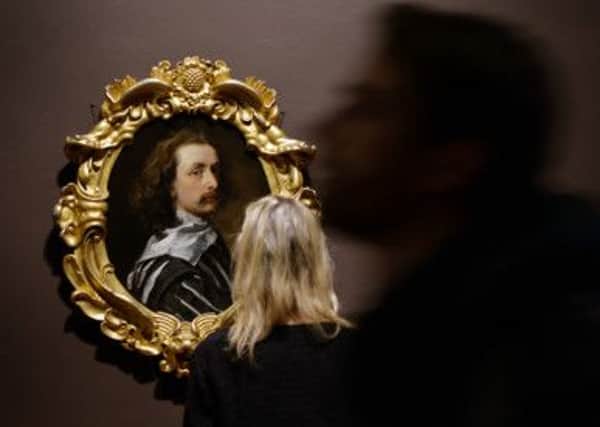 A self-portrait by Sir Anthony Van Dyck at the National Portrait Gallery in London.