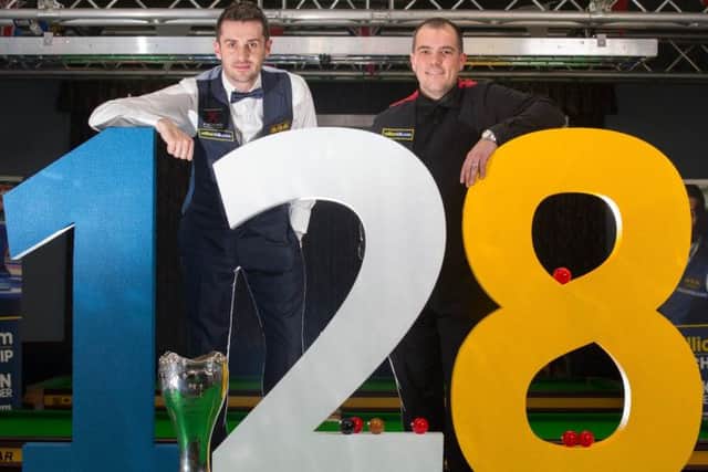 Mark Selby and Antony Parsons help promote the Snooker Championships in York