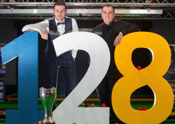 Mark Selby and Antony Parsons help promote the Snooker Championships in York