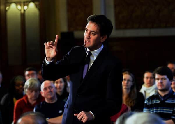 Labour leader Ed Miliband launches the new Labour energy policy with a speech at Manchester Town Hall