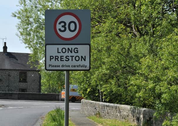 The Dales village of Long Preston, near Settle.