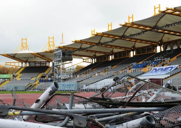 Demolition begins on the Don Valley Stadium