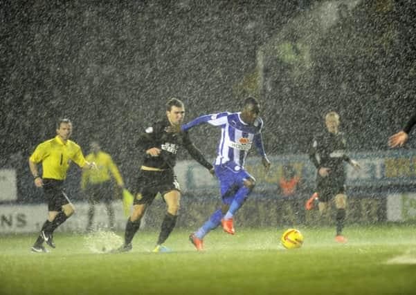 Jermaine Johnson in action for Sheffield Wednesday
