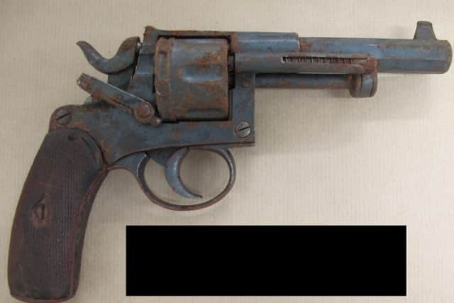 A gun which was shown in court during the trial of Michael Adebolajo and Michael Adebowale