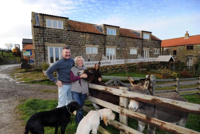 Graham and Lisa Smith pictured at Meadowbeck Holiday Cottage, Fylingdales