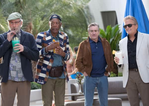 Kevin Kline, Morgan Freeman, Robert De Niro and Michael Douglas in Last Vegas