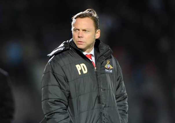 Doncaster Rovers boss Paul Dickov