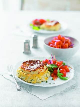 Twice-Baked Cheese Souffles
