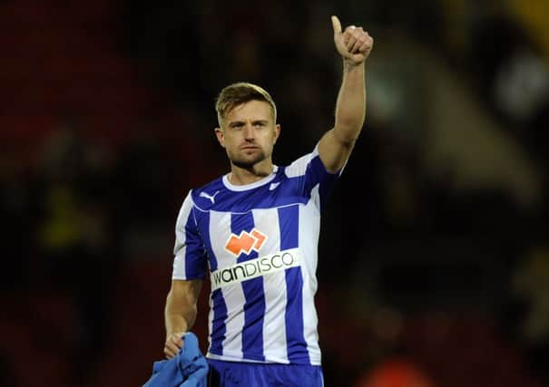 Thumbs up from Owls Stephen McPhail at the final whistle
