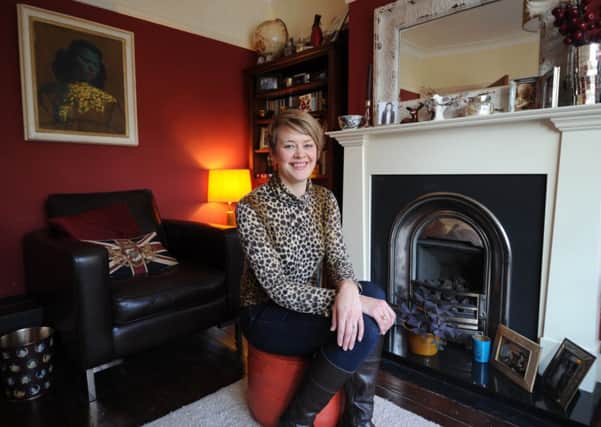 Clare Green pictured in her living room