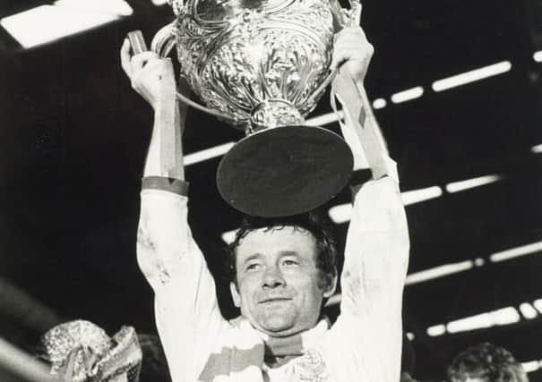 Roger Millward with the Rugby League Challenge Cup
