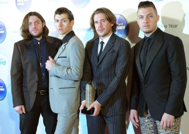 Nick O'Malley, Alex Turner, Jamie Cook and Matt Helders of Arctic Monkeys, who lead the field for this year's NME Awards