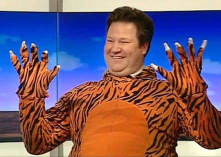 MP Alec Shelbrooke in his 'onezie'