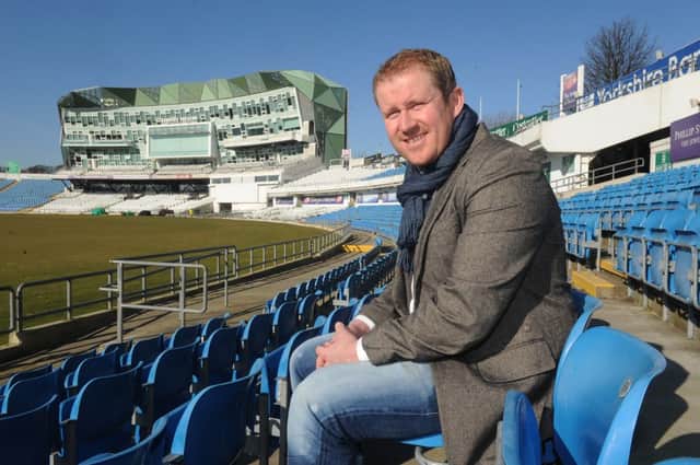 Anthony McGrath, who is retiring from Yorkshire Cricketpictured at Headingley stadium
