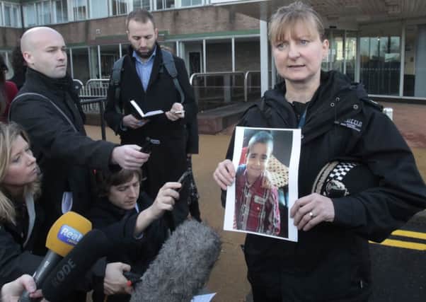 Supt Liz McAinsh appeals for information at Fettes Police Station in Edinburgh  after three-year-old Mikaeel Kular has gone missing from his home.